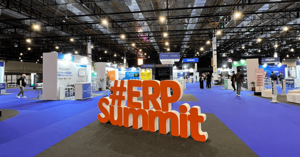 Letreiro do ERP Summit 2024.